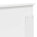 vidaXL Fejtámla Fehér 100 cm Mérnöki fa