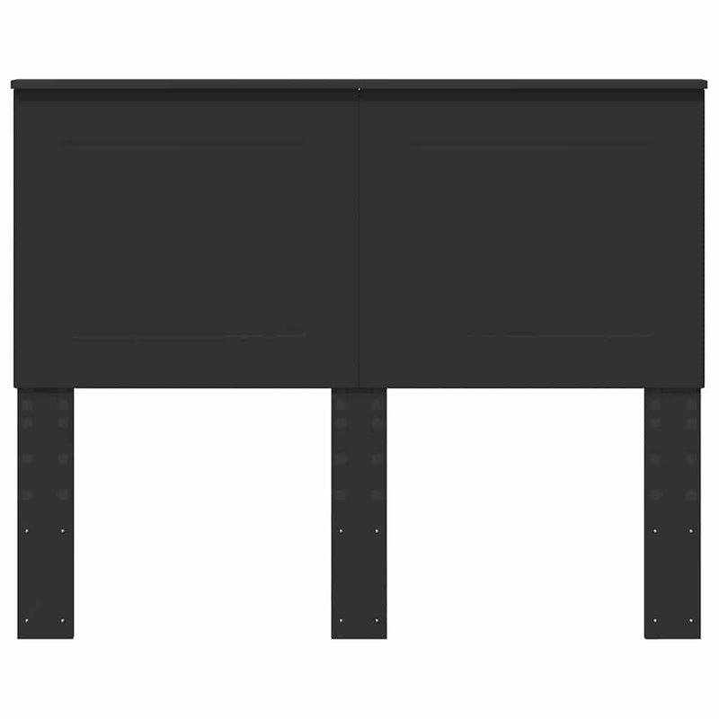 vidaXL Fejtámla fejtámlával Fekete tölgy 135 cm Faanyag