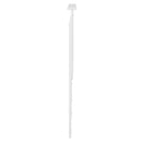 vidaXL Fejtámla fejtámlával Fényes Fehér 135 cm Faanyag