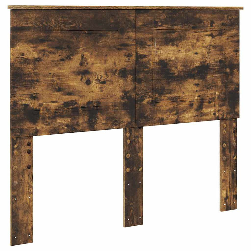 vidaXL Fejtámla fejtámlával Füstölt tölgy 135 cm Faanyag