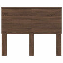 vidaXL Fejtámla fejtámlával Barna Tölgy 135 cm Faanyag