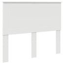 vidaXL Fejtámla fejtámlával Fehér 120 cm Faanyag