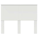 vidaXL Fejtámla fejtámlával Fehér 120 cm Faanyag