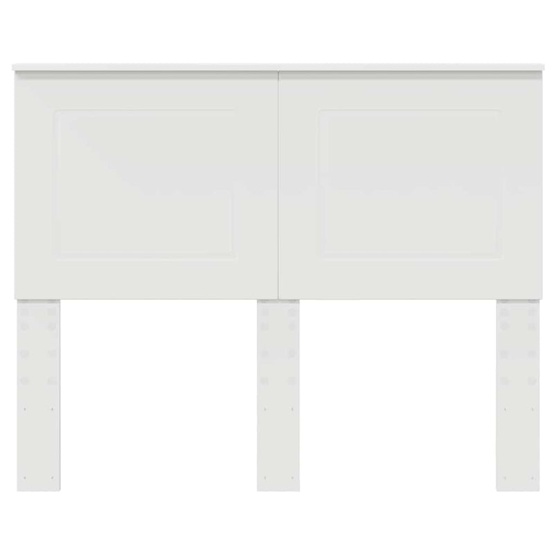 vidaXL Fejtámla fejtámlával Fehér 120 cm Faanyag