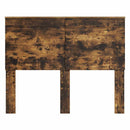 vidaXL Fejtámla fejtámlával Füstölt tölgy 120 cm Faanyag