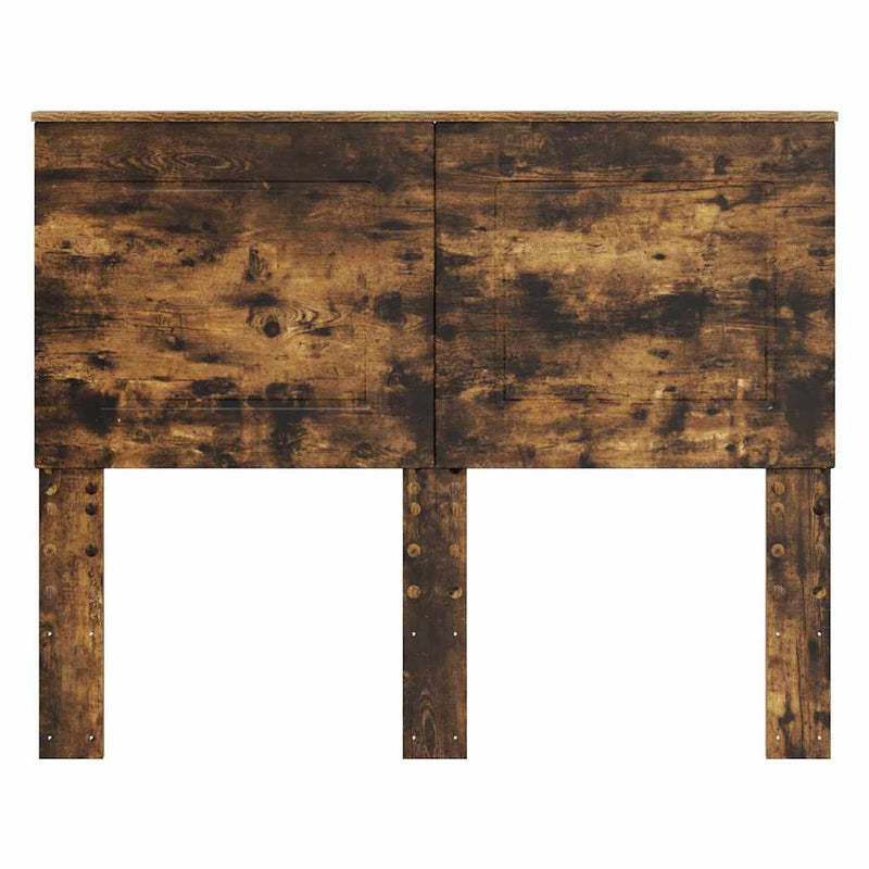 vidaXL Fejtámla fejtámlával Füstölt tölgy 120 cm Faanyag