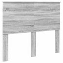 vidaXL Fejtámla fejtámlával Szürke Sonoma 120 cm Faanyag