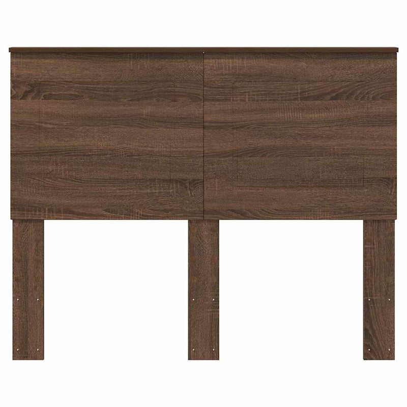 vidaXL Fejtámla fejtámlával Barna Tölgy 120 cm Faanyag