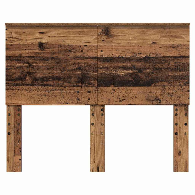 vidaXL Fejtámla fejtámlával Öreg fa 120 cm Faanyag