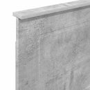 vidaXL Fejtámla fejtámlával Beton Szürke 100 cm Faanyag