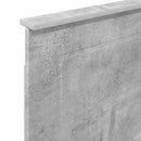 vidaXL Fejtámla Beton Szürke 100 cm Mérnöki fa