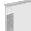 vidaXL Fejtámla Beton Szürke 100 cm Mérnöki fa