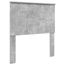 vidaXL Fejtámla Beton Szürke 100 cm Mérnöki fa
