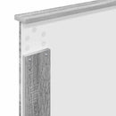 vidaXL Fejtámla fejtámlával Szürke Sonoma 100 cm Faanyag