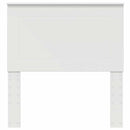 vidaXL Fejtámla fejtámlával Fehér 90 cm Faanyag