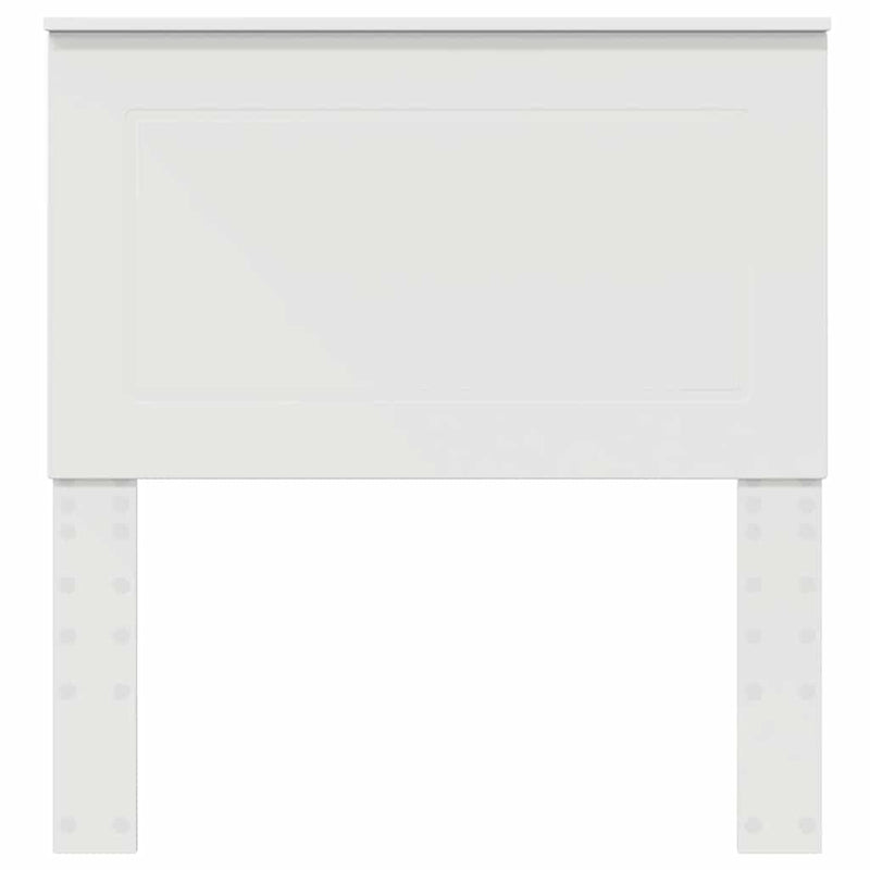 vidaXL Fejtámla fejtámlával Fehér 80 cm Faanyag