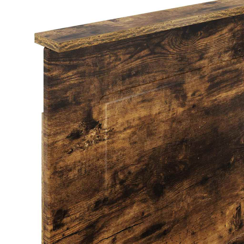 vidaXL Fejtámla fejtámlával Füstölt tölgy 80 cm Faanyag