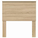 vidaXL Fejtámla fejtámlával Sonoma tölgy 75 cm Faanyag