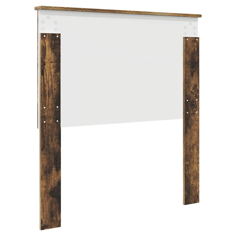 vidaXL Fejtámla fejtámlával Füstölt tölgy 75 cm Faanyag