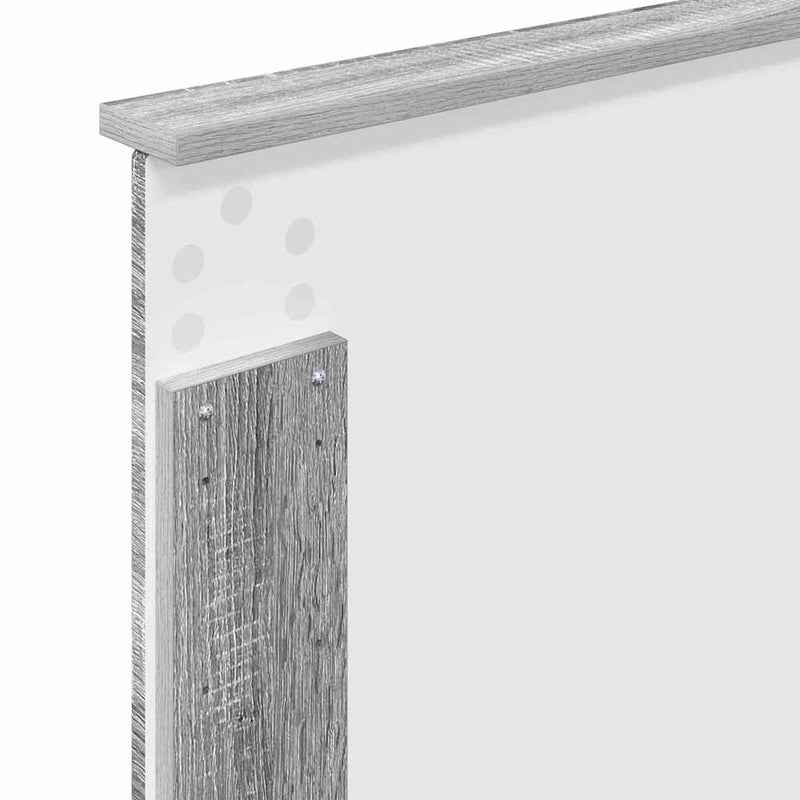 vidaXL Fejtámla fejtámlával Szürke Sonoma 75 cm Faanyag