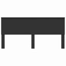 vidaXL Fejtámla fejtámlával Fekete tölgy 200 cm Faanyag