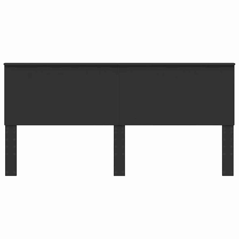 vidaXL Fejtámla fejtámlával Fekete tölgy 200 cm Faanyag