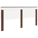 vidaXL Fejtámla fejtámlával Barna Tölgy 200 cm Faanyag