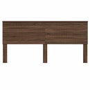 vidaXL Fejtámla fejtámlával Barna Tölgy 200 cm Faanyag