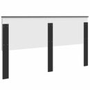 vidaXL Fejtámla fejtámlával Fekete tölgy 180 cm Faanyag