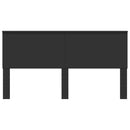 vidaXL Fejtámla fejtámlával Fekete tölgy 180 cm Faanyag