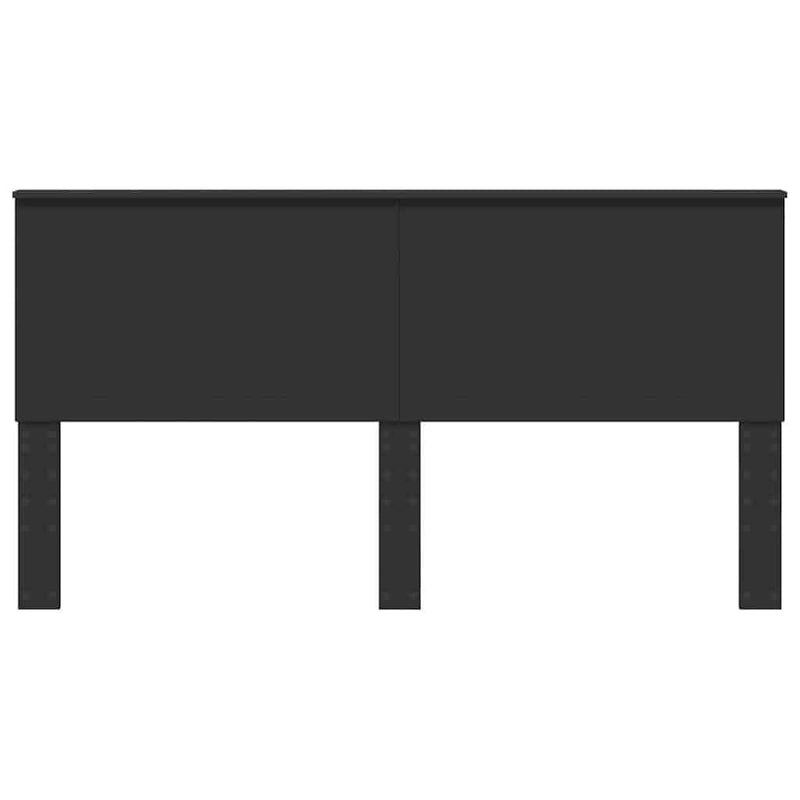 vidaXL Fejtámla fejtámlával Fekete tölgy 180 cm Faanyag