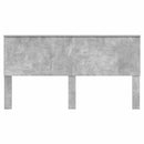 vidaXL Fejtámla fejtámlával Beton Szürke 180 cm Faanyag