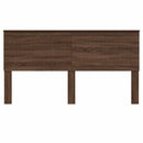 vidaXL Fejtámla fejtámlával Barna Tölgy 180 cm Faanyag