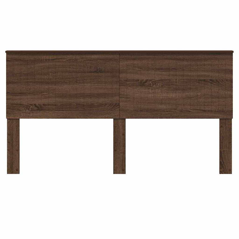 vidaXL Fejtámla fejtámlával Barna Tölgy 180 cm Faanyag