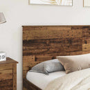 vidaXL Fejtámla fejtámlával Öreg fa 180 cm Faanyag