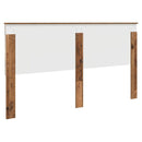 vidaXL Fejtámla fejtámlával Öreg fa 180 cm Faanyag