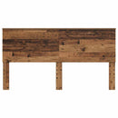 vidaXL Fejtámla fejtámlával Öreg fa 180 cm Faanyag