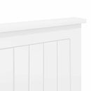 vidaXL Fejtámla fejtámlával Fehér 160 cm Faanyag