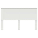 vidaXL Fejtámla fejtámlával Fehér 160 cm Faanyag
