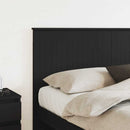 vidaXL Fejtámla fejtámlával Fekete tölgy 160 cm Faanyag