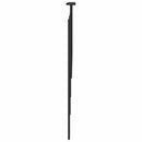 vidaXL Fejtámla fejtámlával Fekete tölgy 160 cm Faanyag