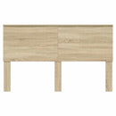 vidaXL Fejtámla fejtámlával Sonoma tölgy 160 cm Faanyag