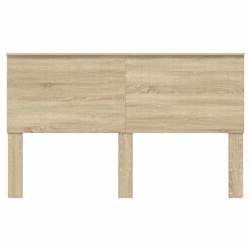 vidaXL Fejtámla fejtámlával Sonoma tölgy 160 cm Faanyag