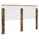 vidaXL Fejtámla fejtámlával Füstölt tölgy 160 cm Faanyag