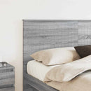 vidaXL Fejtámla fejtámlával Szürke Sonoma 160 cm Faanyag