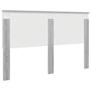 vidaXL Fejtámla fejtámlával Szürke Sonoma 160 cm Faanyag