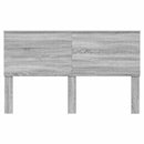 vidaXL Fejtámla fejtámlával Szürke Sonoma 160 cm Faanyag