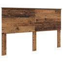 vidaXL Fejtámla fejtámlával Öreg fa 160 cm Faanyag