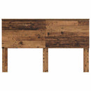 vidaXL Fejtámla fejtámlával Öreg fa 160 cm Faanyag