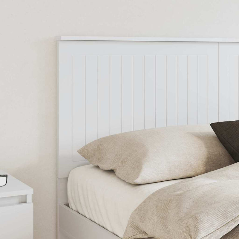 vidaXL Fejtámla fejtámlával Fehér 150 cm Faanyag